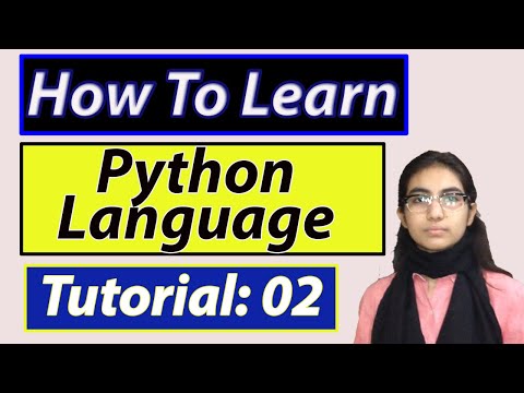 How to learn Python Language Tutorial: 02 || Python Language Learning
