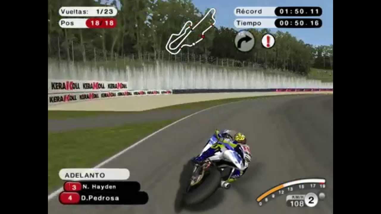 Jogo Moto GP 08 ps2 ( Corrida ) Play 2