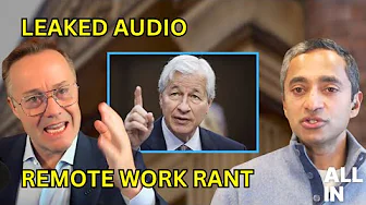 cover of episode Remote Work Under Fire: All-In Podcast Unpacks Jamie Dimon’s Leaked Rant!