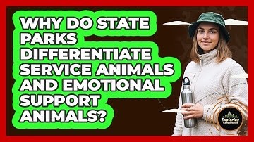 Why Do State Parks Differentiate Service Animals And Emotional Support Animals?