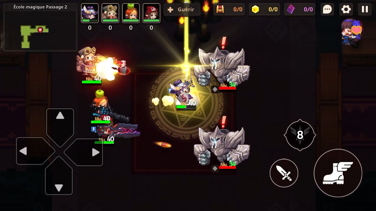 Guardian Tales Guide Monde 3 École magique Passage 2 YouTube