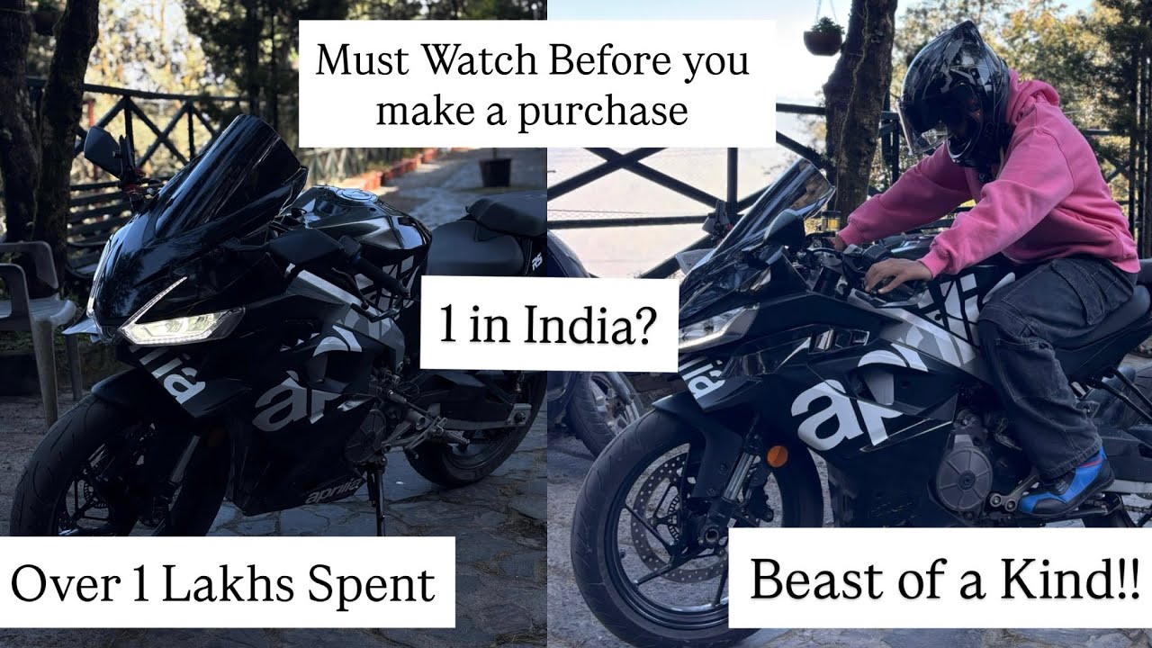  The MOST Attractive APRILIA RS 457 In INDIA || Bike Owner's Review || Duke 390's owner review g