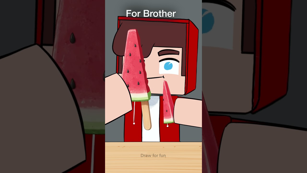 HOW TO SHARE FOOD 😄 #shorts #animation #minecraft