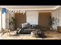 Vray for Revit - Bed Room Interior Rendering In Revit 2022 And Vray 5 # 1