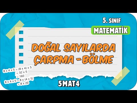 Doğal Sayılarda Çarpma - Bölme 📘 tonguçCUP 1.Sezon - 5MAT4 #2024