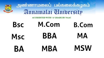 Annamalai University DDE New Assignments 2022👍@MahiInformationchannel