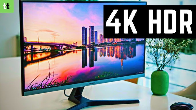 Samsung 28 Inch 4K Monitor Setup! - (UK Unboxing YouTube & 2020) 