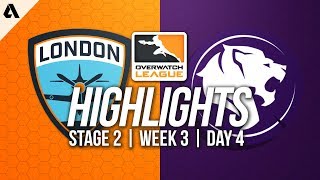 London Spitfire vs Los Angeles Gladiators | Overwatch League Highlights OWL Stage 2 Week 3 Day 4