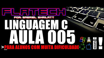 Linguagem C - Aula 005 - Comando IF ELSE de condição com sinais operadores lógicos && || != ==