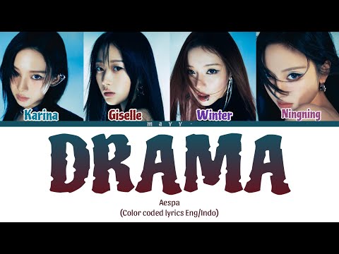 Aespa (에스파) - Drama (Color coded Lyrics Eng/Indo)