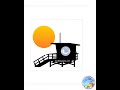 Torrance Beach California Transparent Outdoor Stickers, Square, 1pc