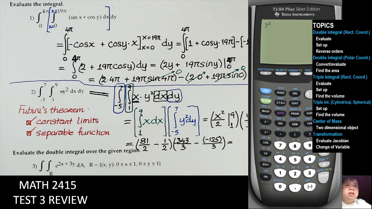 MATH 2415 Test 3 Review YouTube math-2415-test-3-review-youtube