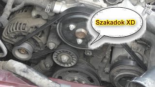 Ékszíj / Hosszbordásszíj csere ( Opel Astra G - Z12XE ) #prevencio , #eloregedes