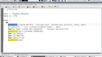 Haskell Programming Tutorial-10: Simple Input and Output (English Version)