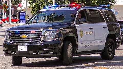 LASD West Hollywood Units Responding Code 3