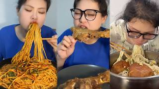 Mukbang food challeng new with real sound #d9mukbang #mukbang screenshot 4