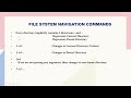 DAY 7 FILE NAVIGATION BASIC COMMANDS