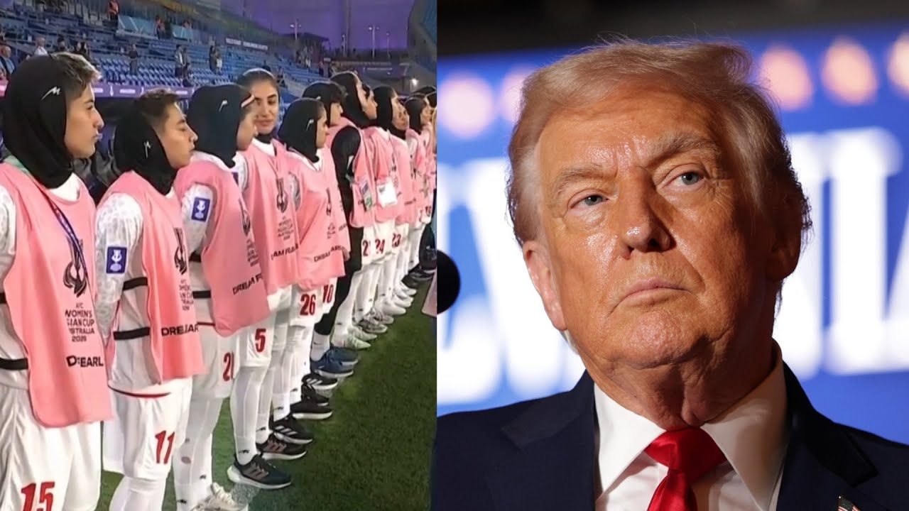 Trump ‘played a key role’ in the Iranian women’s soccer team getting Australian visas