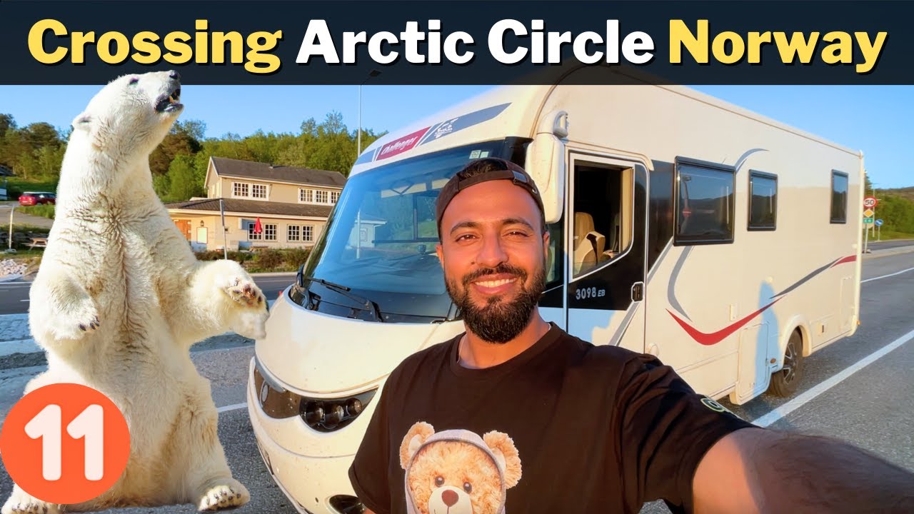 Crossed Arctic Circle & saw Polar Bear Lofoten Islands Norway Travel