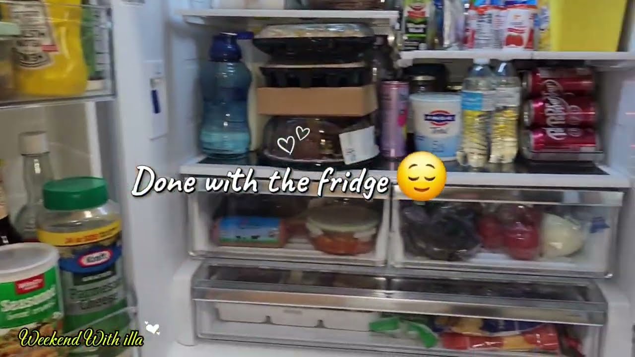 "My Deep Cleaning Routine 🌿 Fridge & Cabinet Disaster to Dream" 