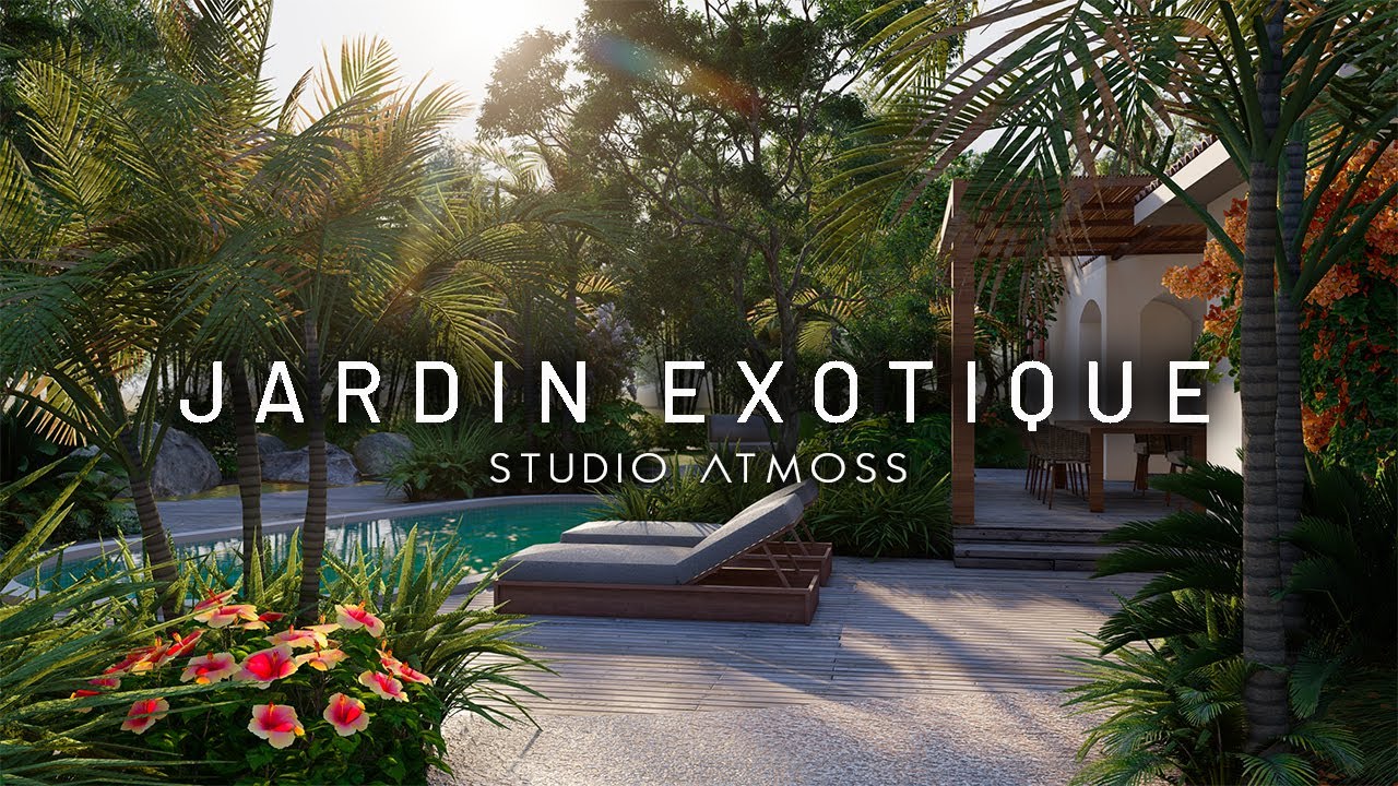 Incroyable TRANSFORMATION de JARDIN ! Projet 3D #design #transformation ...