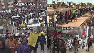 Protests are breaking out around the country in the wake of a deadly ICE shooting