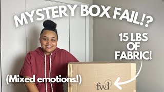 Mystery box fail?! I bought 15 lbs of fabric from Fabric Wholesale Direct (FWD)