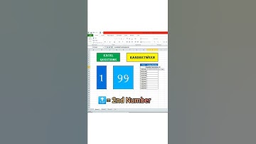 Random Numbers 🔢 Generator in Excel|| Lottery Numbers 🔢|| #shorts #viral @Knowledgeration