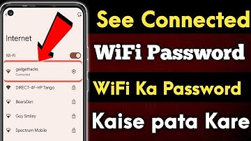 Connected WIFI ka Password kaise pata kare | See Connected Wifi Password