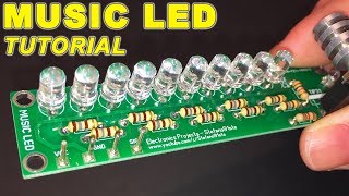 Make Music LED with TIP31 and JLCPCB Boards