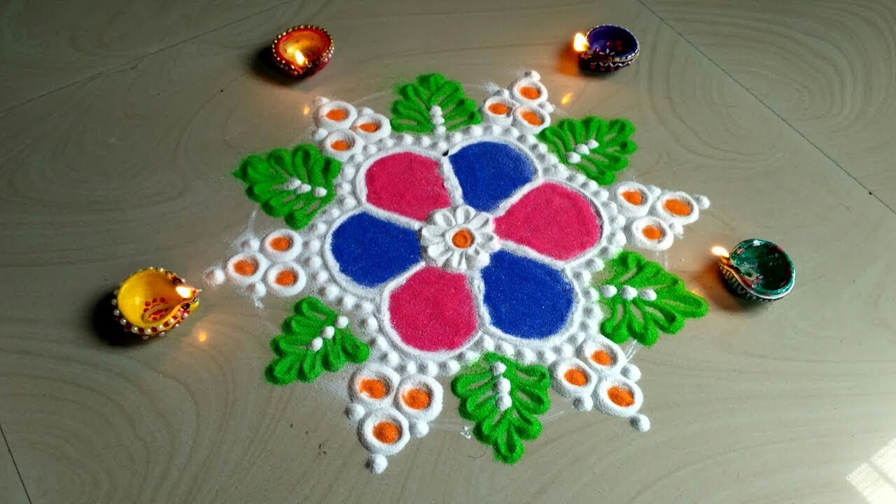 Simple And Easy Rangoli Designs