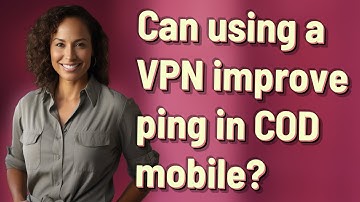 Can using a VPN improve ping in COD mobile?