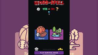 Word Spell Game: Yes or No? - Free on App Store & Google Play! screenshot 2