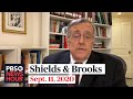 Shields and Brooks on virus aid impasse, Woodward's Trump revelations