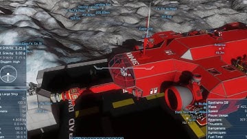Space Engineers: Moon Base Alpha and Nanite mining