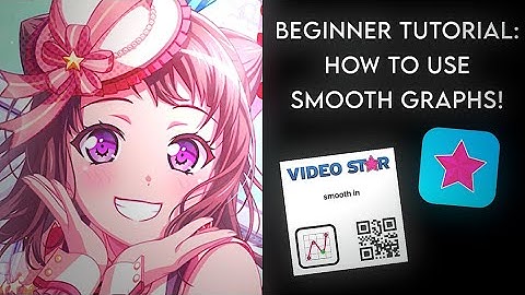 how to use smooth graphs :: videostar tutorial!