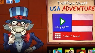 Troll Face Quest: USA Adventure - All Secrets LEVELS IOS ANDROID Gameplay Walkthrough Прохождение screenshot 2