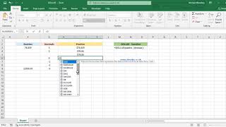 DOLLAR formula in Excel