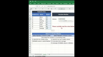 Median Calculation in Excel – Master the Formula in Seconds! 📉 #excel #shortvideo