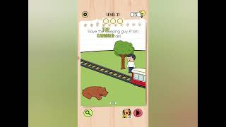 Brain Test 5 level 21 – all parts gameplay walkthrough solution