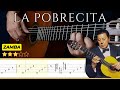 LA POBRECITA 🎸 Atahualpa Yupanqui (ZAMBA) Guitarra | Tutorial  + Tablaturas |