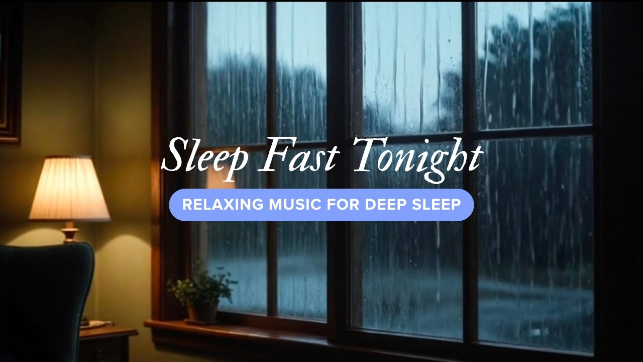 Gentle Rain Sounds for Deep Sleep 🌙 1 Hour Relaxing Ambience | Calm Nights Studio