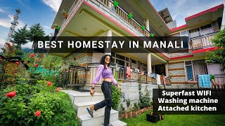 Cheap & Best place to stay in Manali l Workation l Homestay with Fast Wifi, Kitchen, Organic Food!