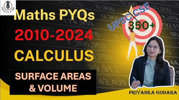 Surface Area & Volume PYQs (2010–2025) | UPSC Maths Optional | #upsc #maths #priyankagodara