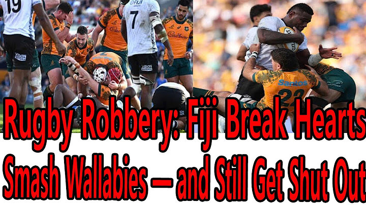 Rugby Robbery: Fiji Break Hearts, Smash Wallabies — and Still Get Shut Out