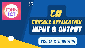 C# Console Application Input and Output Visual Studio 2015