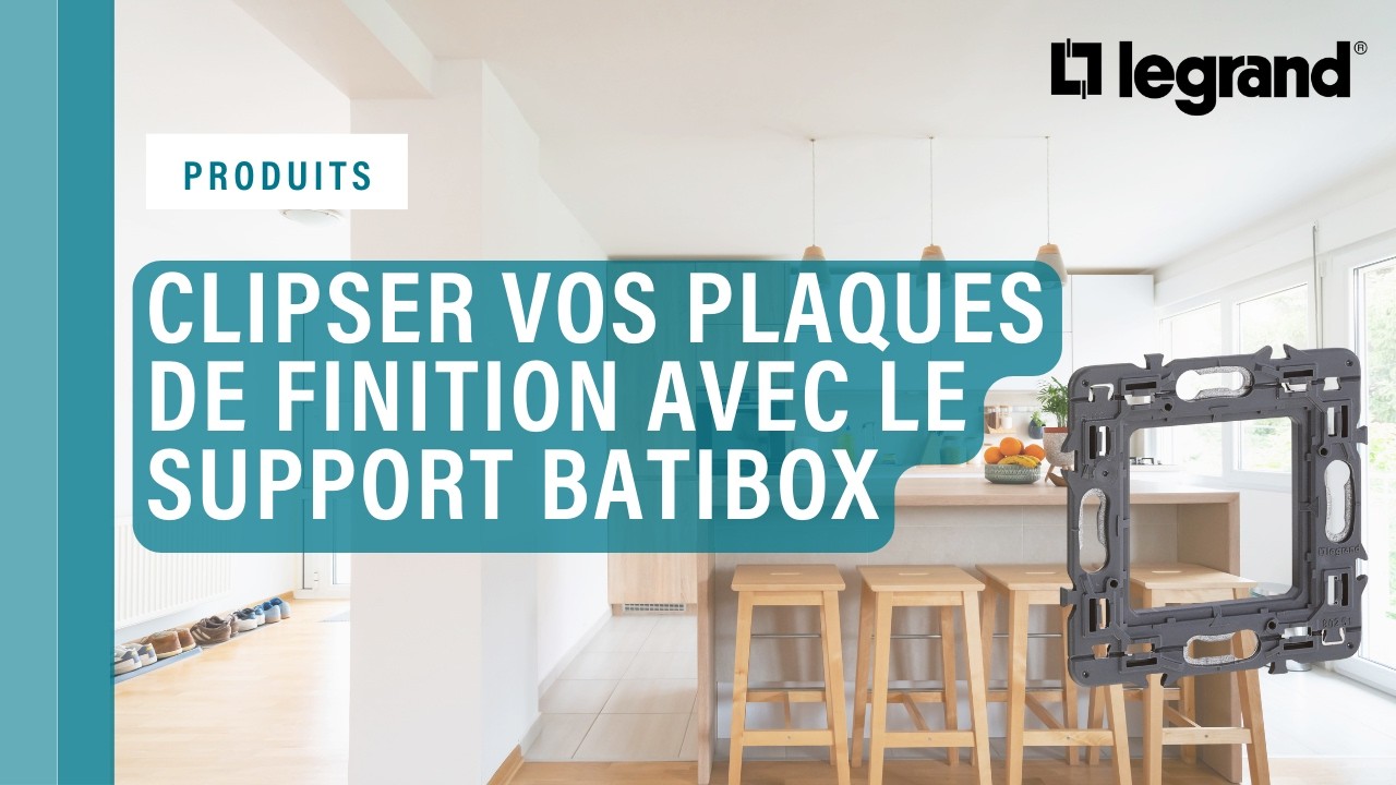 Support Batibox Legrand : l'âme 100% métallique