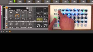Livid Code and Bitwig Studio: Device Mode