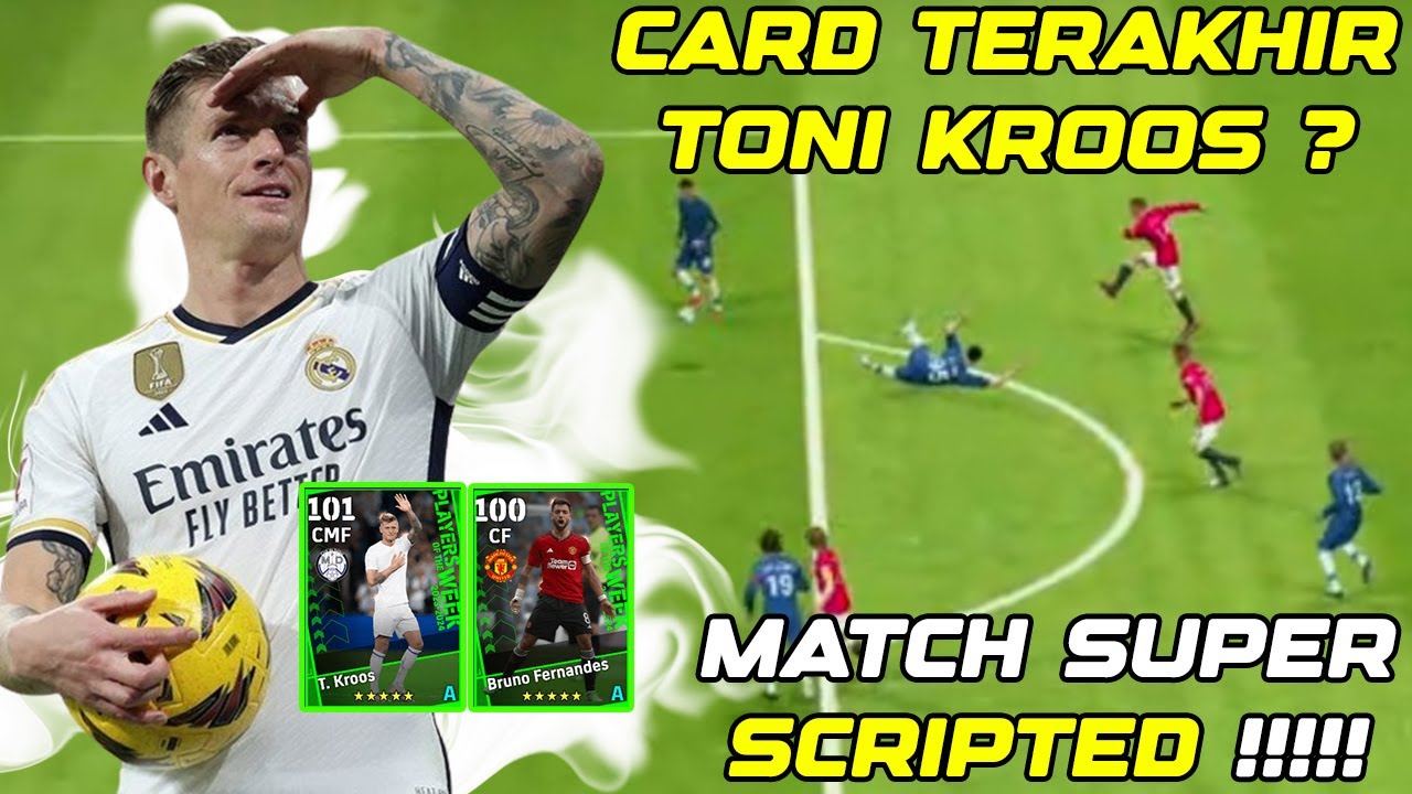 MATCH PALING SCRIPT DALAM SEJARAH ! SHOOTING KROOS BUAT OPPONENT KENA SCRIPT KAW KAW ! EFOOTBALL2024