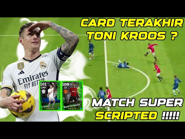 MATCH PALING SCRIPT DALAM SEJARAH ! SHOOTING KROOS BUAT OPPONENT KENA SCRIPT KAW KAW ! EFOOTBALL2024 class=